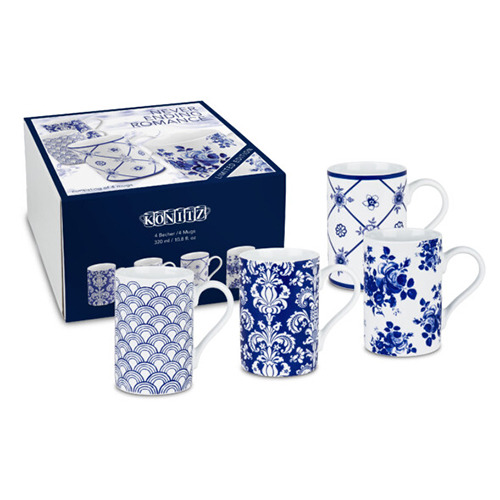 SET  4 TAZAS NEVER ENDING ROMANCE