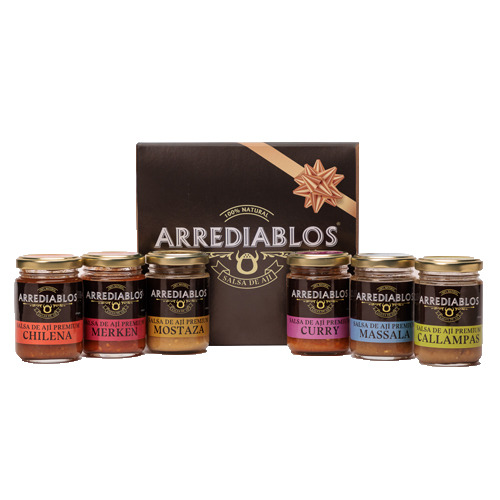 PACK DE 6 SALSAS EN CAJA PREMIUM