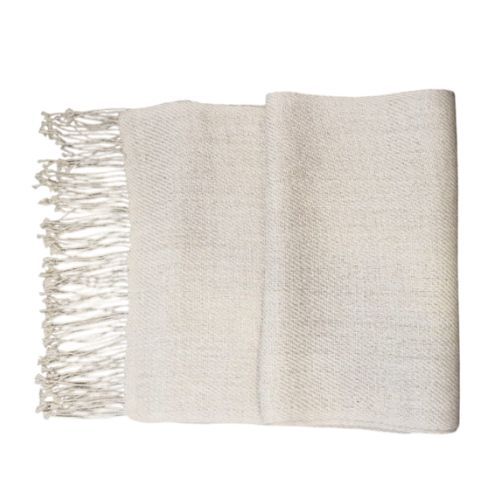 BUFANDA 100% BABY ALPACA COLOR BEIGE