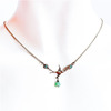 Collar Golondrina Petite y Flor 0