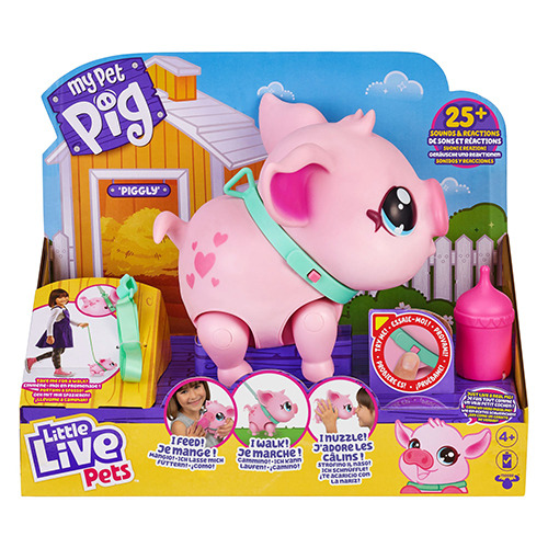 LITTLE LIVE PETS PIGGLY | CERDO DE JUGUE