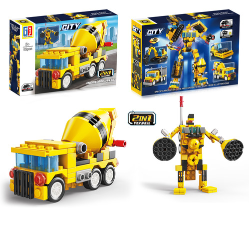 92 PIEZAS CAMIÓN DE MEZCLA Y TRANSFORMER