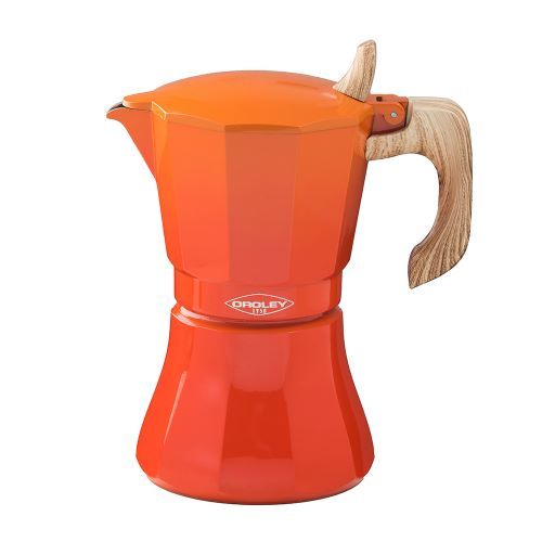 CAFETERA PETRA NARANJA  9 TAZAS